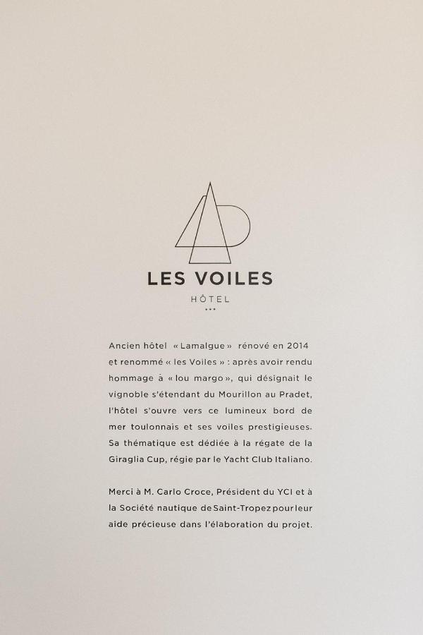 Hotel Les Voiles Toulon Bagian luar foto